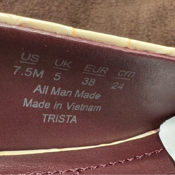 Franco Sarto Textured Tan Slingback Heels size 7.5 - Picture 10 of 12